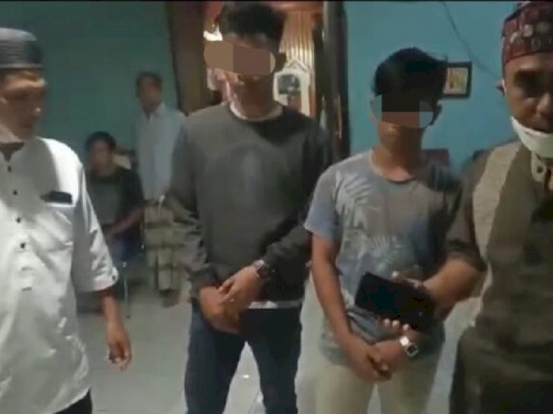 Ini Dua Pemuda Lutim yang Cekoki Miras ke Bocah Tiga Tahun 