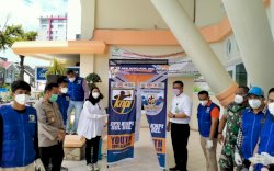 Cara KNPI Sulsel Cegah Covid-19, dari Sebar Bilik dan Wastafel hingga Kerjasama dengan Dinsos