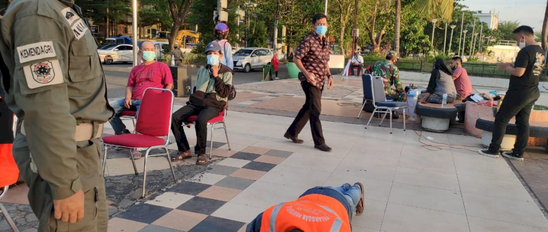 Terkumpul Rp 15,6 Juta Dana Denda Pelanggar Prokes di Gowa