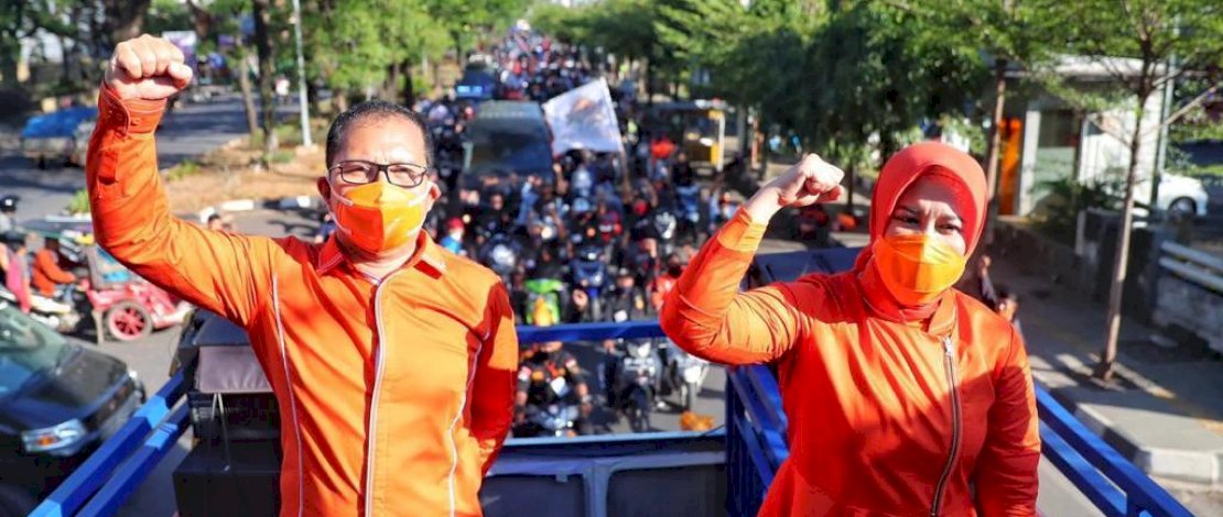 Danny-Fatma Ajak Seluruh Tim dan Simpatisannya Jaga Suasana Kondusif