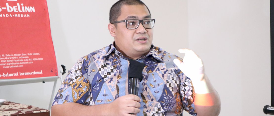 Direktur Eksekutif Median, Rico Marbun.