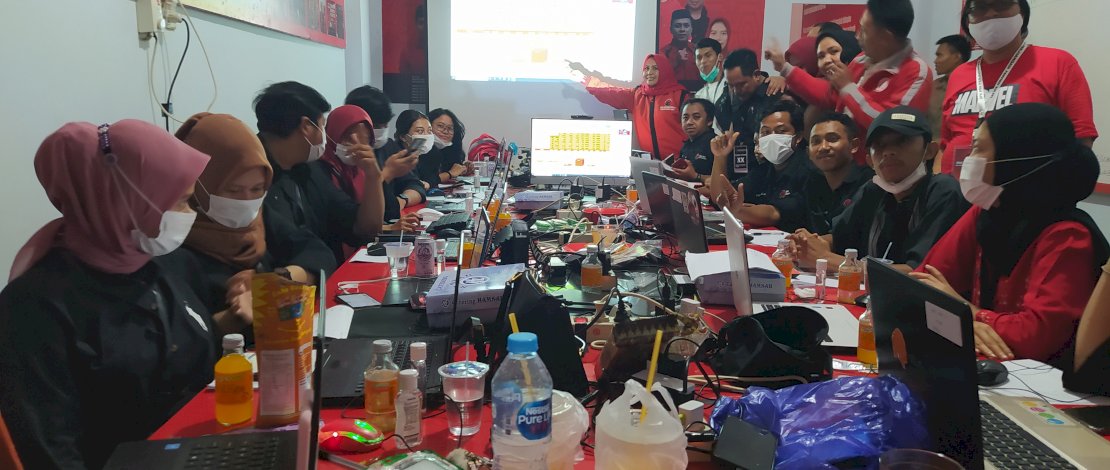 Adnan-Kio Menang 91 Persen, PDIP Gowa: Kerja Keras Pengurus dan Kader PDIP