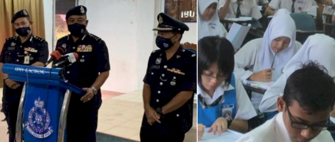 Kapolsek Kelantan, Wakil Komisaris Shafien Mamat saat mengumumkan kasus itu dalam jumpa pers.