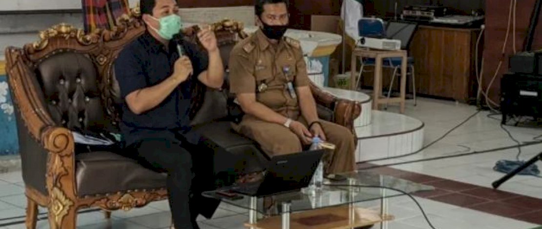 Ketua Komisi II DPRD Kota Parepare, Kamaluddin Kadir saat menjadi pembicara pada FGD Cagar Budaya yang dihelat Disdik Kota Parepare. 