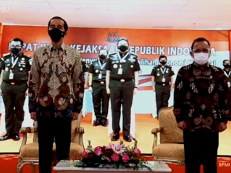 Dihadiri 4 Ribu Jaksa, Jokowi Buka Rakernas Kejaksaan