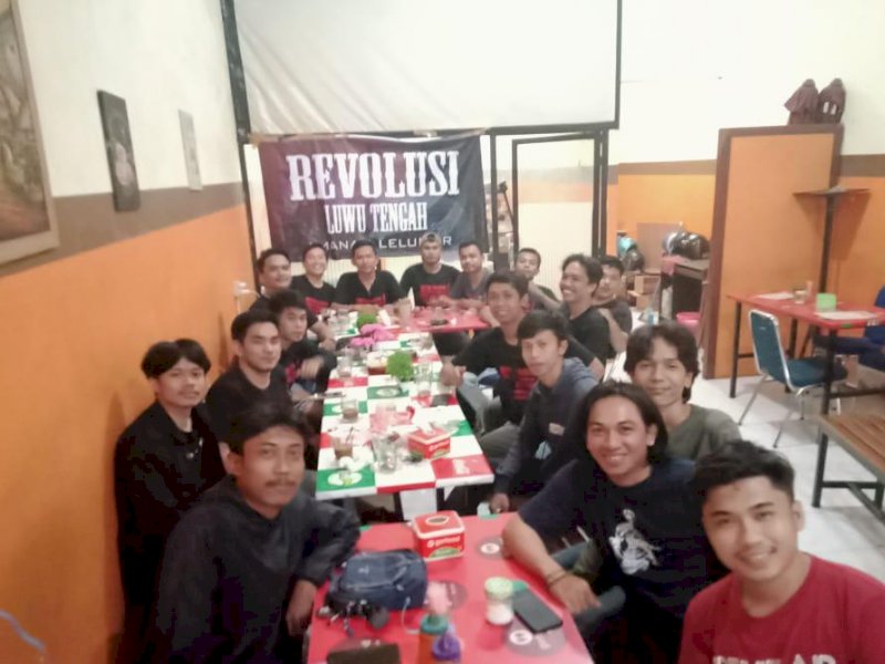 Mahasiswa dan Pemuda Luwu Tengah Kumpul Kawal Pembentukan Kabupaten Luwu Tengah di Jalan Ratulangi Kota Makassar
