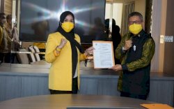 Ina Kartika Plt Ketua Golkar Barru, Rahman Pina di Maros