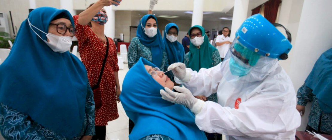 TP PKK Makassar Gelar Swab Massal Gratis