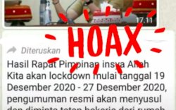 Info Gowa Lockdown Besok Hoax