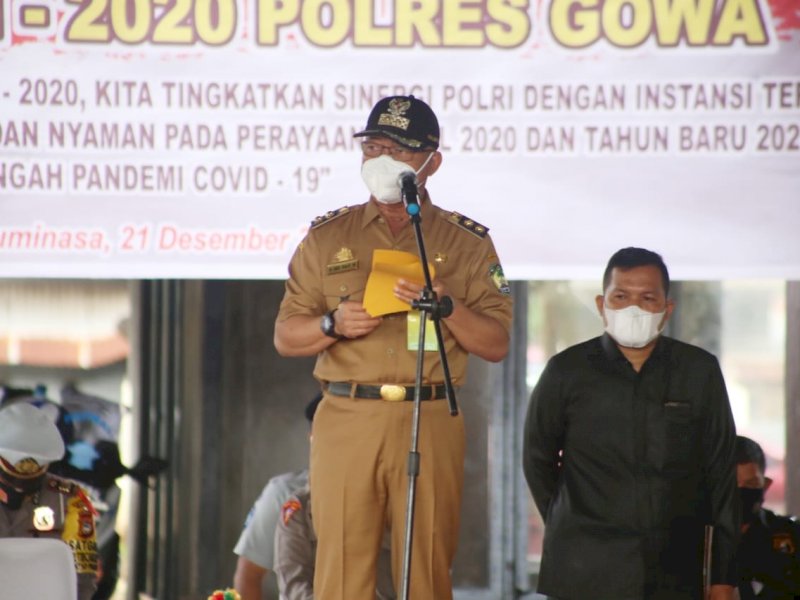 Wakil Bupati Gowa Harap Tidak Ada Cluster Baru Penyebaran Covid-19 Perayaan Natal dan Tahun Baru