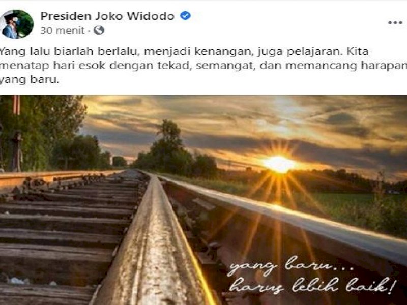 "Yang Baru Harus Lebih Baik!" Postingan Presiden Jokowi Jelang Reshuffle Kabinet