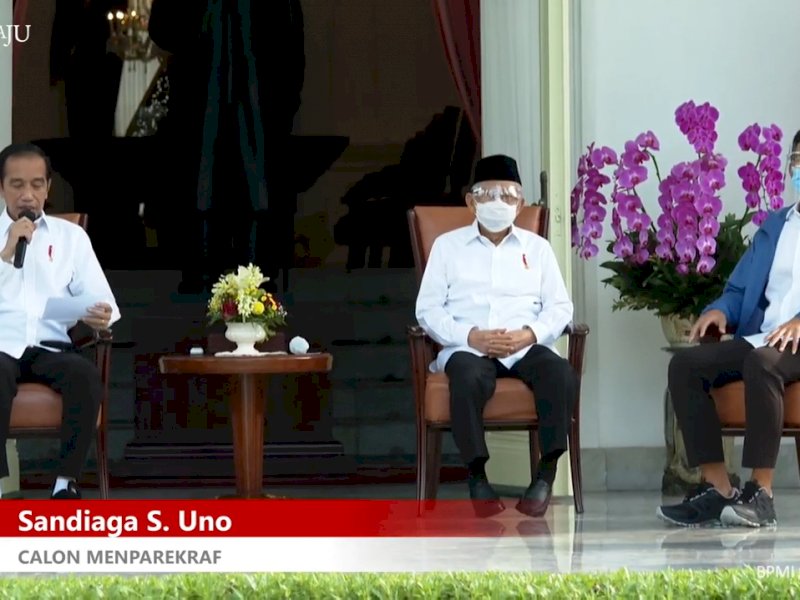 Jelang Pelantikan, Sandiaga Sudah di Istana