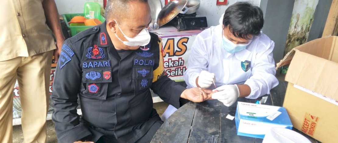 Usai Amankan Pikada Barru, Anggota Brimob Jalani Rapid Test