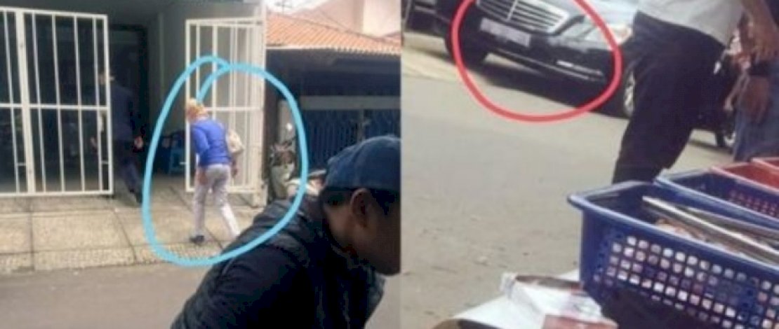 Foto-foto saat kunjungan Suzanhol ke markas FPI di Petamburan, Jakarta.