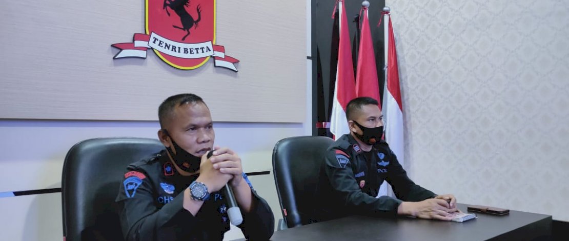 Komandan Batalyon (Danyon) C Pelopor Satbrimob Polda Sulsel Kompol Nur Ichsan, S.Sos.