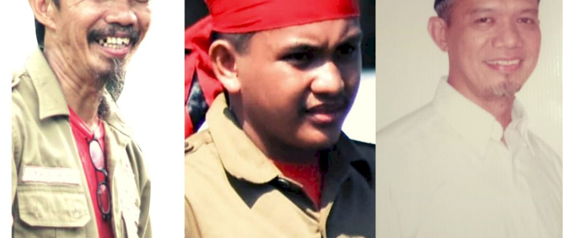 Suardi Balla (tengah) memimpin PKS Gowa. Regenerasi  dari ketua sebelumnya, Trie Alfiard (kiri) yang kini jadi Ketua Dewan Pertimbangan Partai. Foto kanan, Ketua Dewan Etik Daerah, Ridwan Bakka.