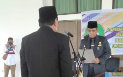 Akhir Tahun, Bupati Luwu Lantik Penjabat Sekda dan Pimpinan Tinggi Pratama Lingkup Pemkab Luwu