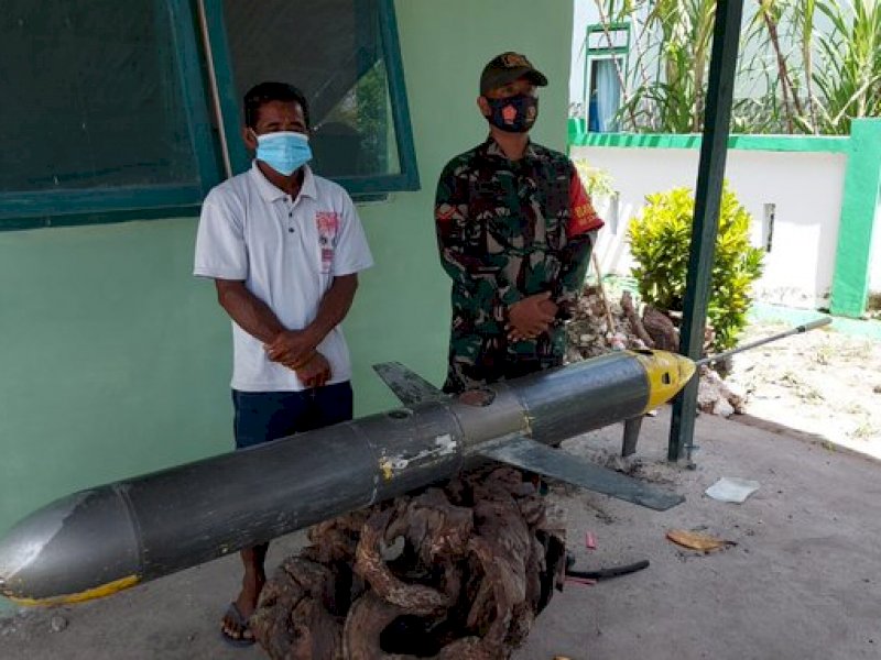 Drone Bawah Laut China Ditemukan Nelayan di Selayar