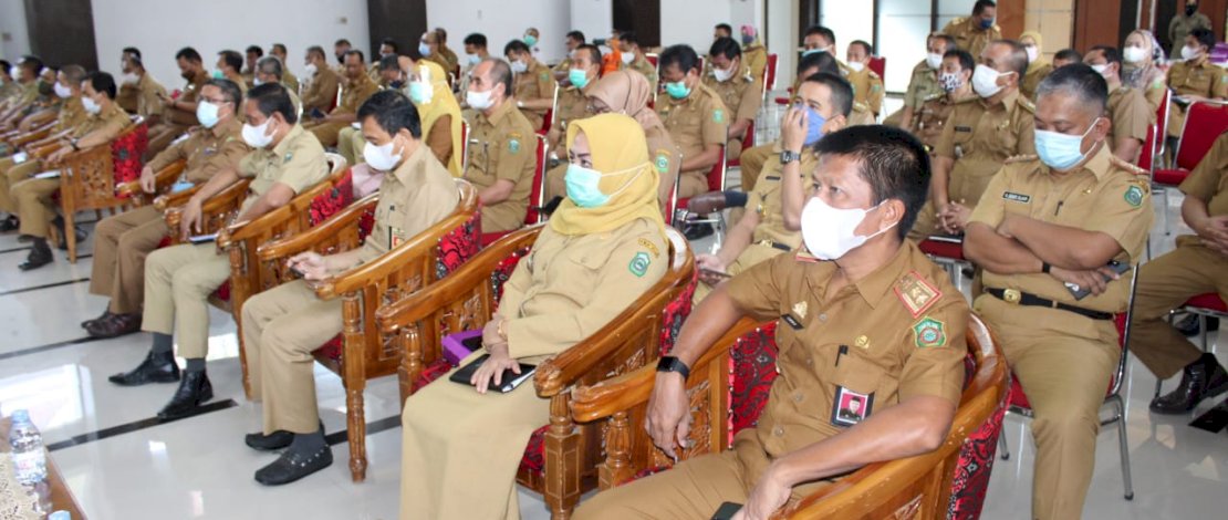 Awali Hari Kerja 2021, Syamsari Breafing Bersama Pejabat Lingkup Pemkab Takalar