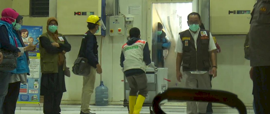 Vaksin Sinovac tiba di Sulsel.