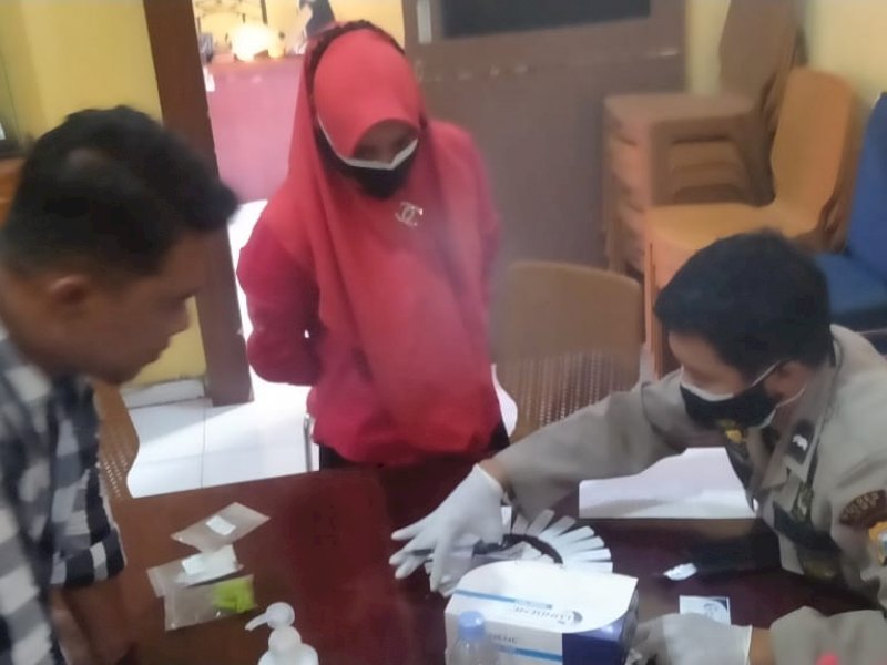 Cegah Covid-19, Satreskrim Polres Luwu Gelar Rapid Test
