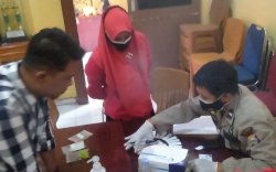 Cegah Covid-19, Satreskrim Polres Luwu Gelar Rapid Test