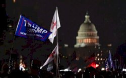 Ratusan Pendukung Trump Berdemo di Washington Jelang Pertemuan Kongres