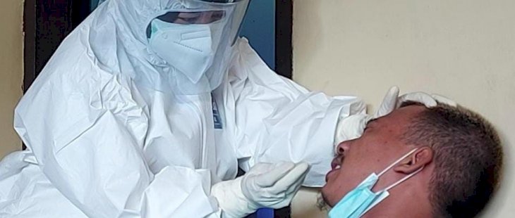 Polsek Ujung Swab Test Tahanan