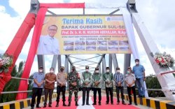 Dulu Menyeberang Mappincara, Warga Cenrana Bone Kini Nikmati Jembatan