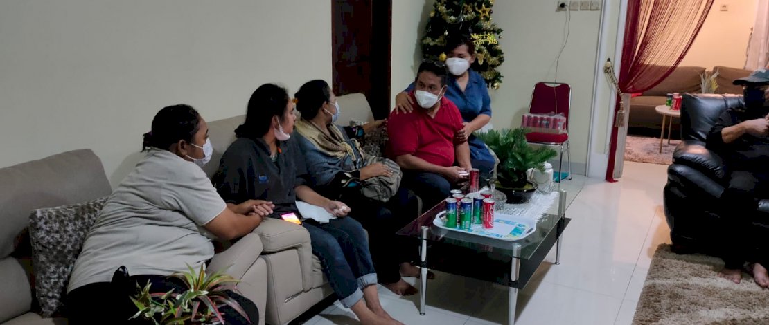 Suasana di rumah Richo Jl Puri Asri Raya, Kecamatan Tamalanrea, Makassar.