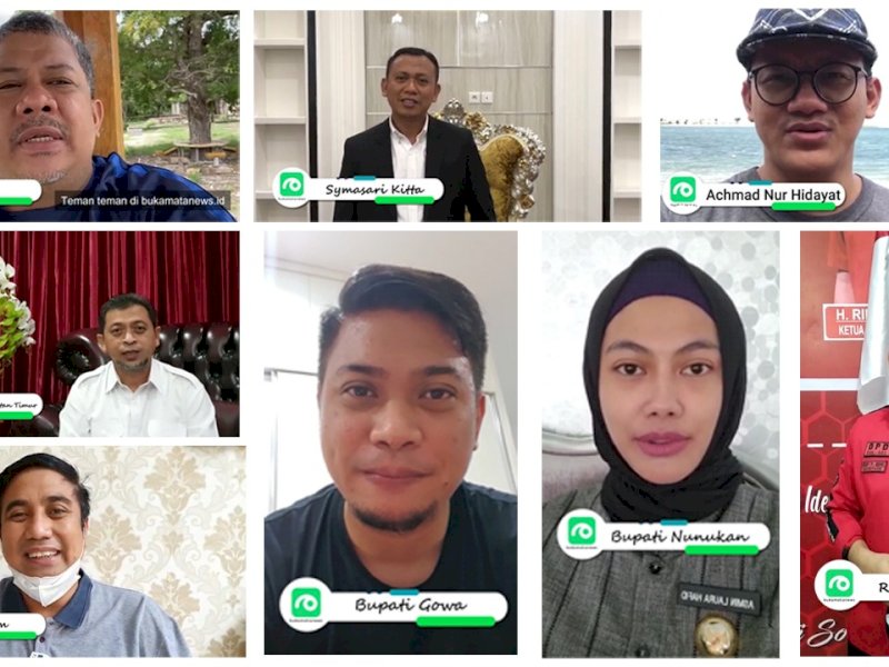 Anniversary Perdana, Bukamatanews.id Bertabur Ucapan Selamat Sejumlah Tokoh