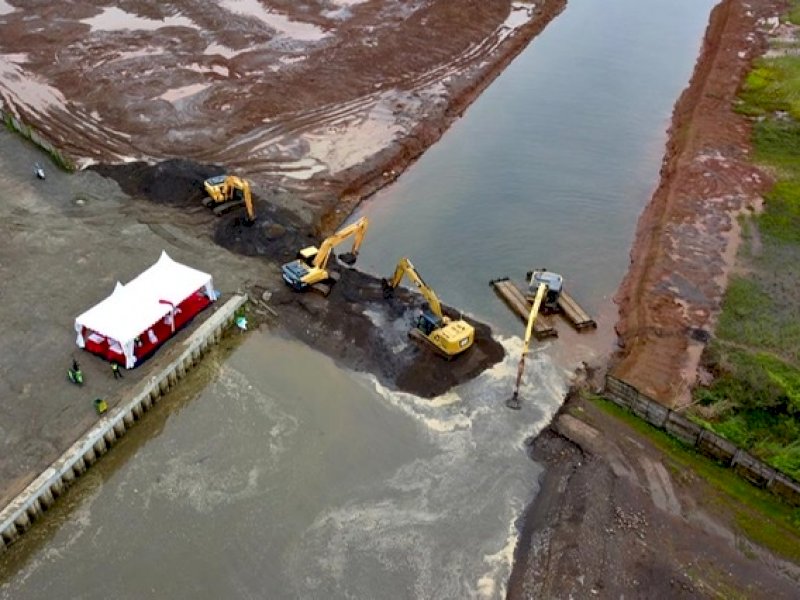 Kanal Selatan Center Point of Indonesia Akhirnya Ditembuskan