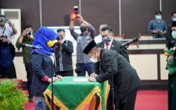 Pelantikan Dihadiri Wagub Sulsel, Mukhtar Badewing Resmi Gantikan Andi Edi Manaf