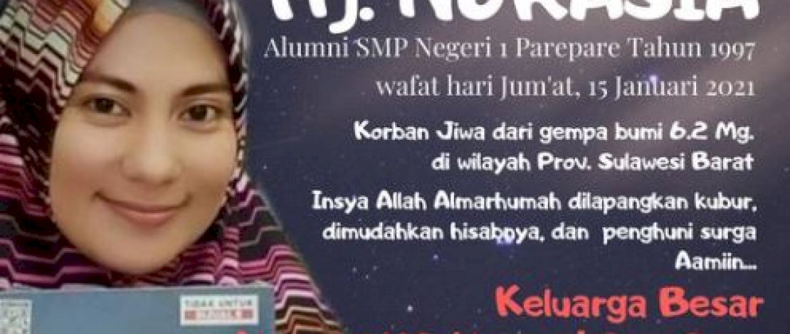 Ucapan duka untuk korban. (Sumber: Grup FB Aku Cinta Parepare).