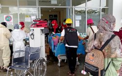 Tiba di Mamuju, Tim Medis PSC 119 Lutra Langsung Operasi Korban Gempa