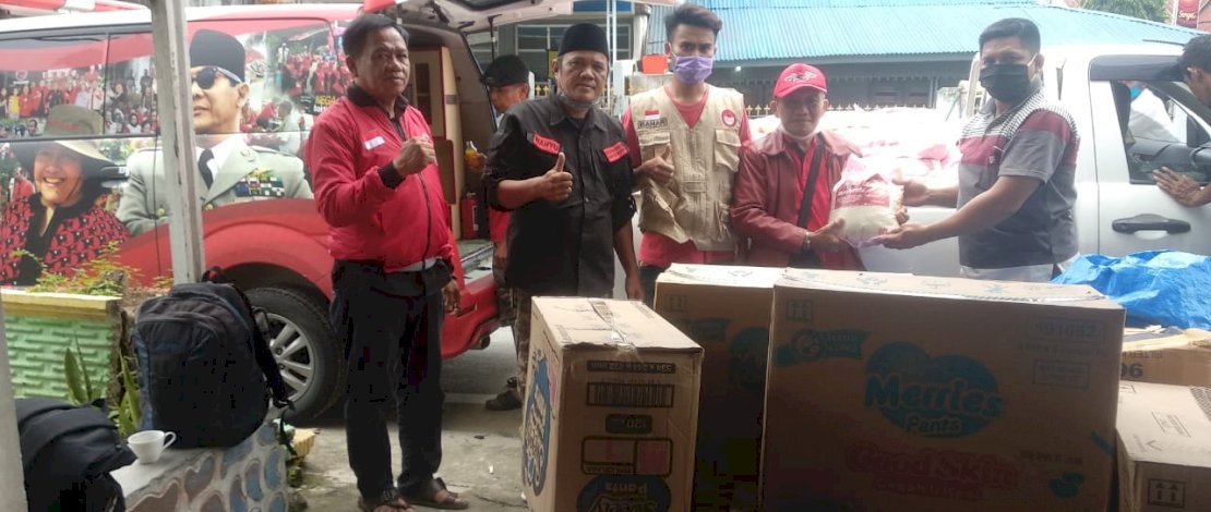 PDI Perjuangan Sulsel salurkan Bantuan 3,5 Ton Beras ke Sulbar