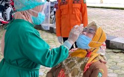 Pejabat Eselon II, III dan IV Pemkab Luwu, Jalani Pemeriksaan Rapid Antigen