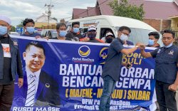 NasDem Sulsel Distribusi Bantuan ke Lokasi Gempa Sulbar