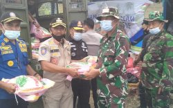 Rombongan Tim Kemanusiaan Pemkab Luwu Serahkan Bantuan untuk Korban Bencana Sulbar di Malunda