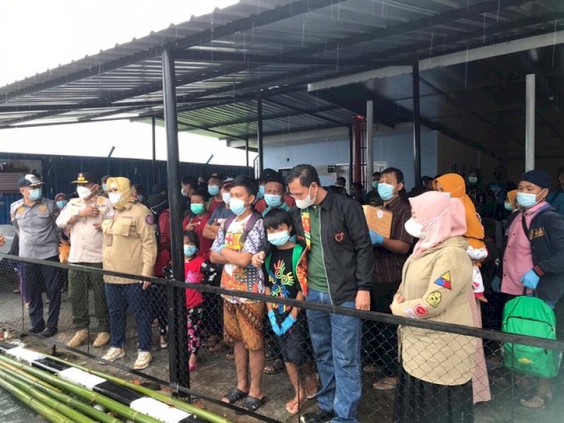 Pemprov Sulsel Pulangkan 102 Warga Jateng dan Jatim