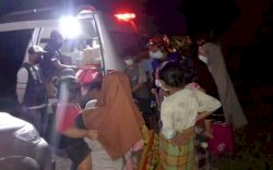 Bersama Relawan KNPI Sulsel, Tim Medis PSC 119 Luwu Tembus Kawasan Pengungsi Terisolir di Mamuju