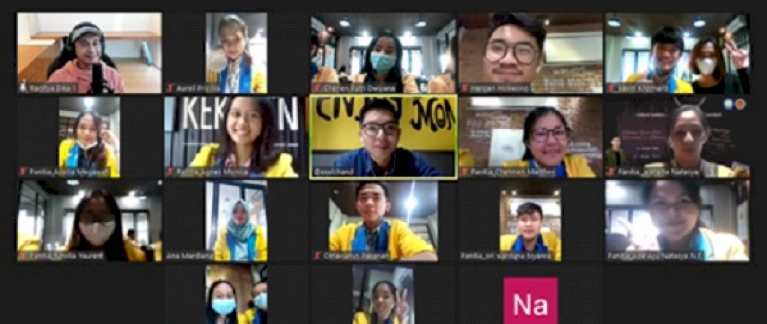 Raditya Dika menjadi pembicara dalam Webinar Nasional yang digelar BEM FEB Universitas Atma Jaya, Sabtu, 23 Januari 2021. 