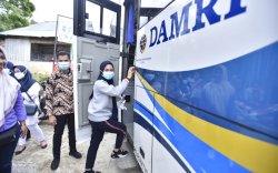 Naik Bus Damri Dari Masamba ke Rongkong Hanya Tiga Jam