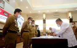 Gubernur Sulsel Teken MoU SPAM Mamminasata Senilai Rp 669 M