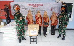 DWP Sulsel Salurkan Bantuan untuk Korban Bencana Gempa Sulbar
