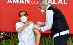 Besok, Jokowi kembali Disuntik Vaksin Covid-19