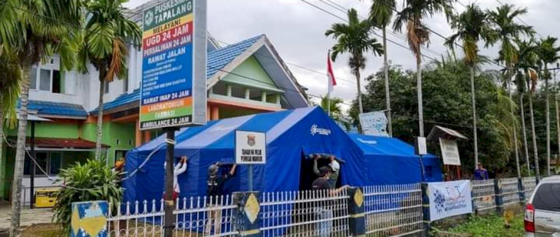 Relawan Muhammadiyah di lokasi bencana gempa bumi Sulbar.