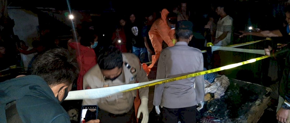 Kebakaran yang menewaskan 6 orang di Jeneponto.