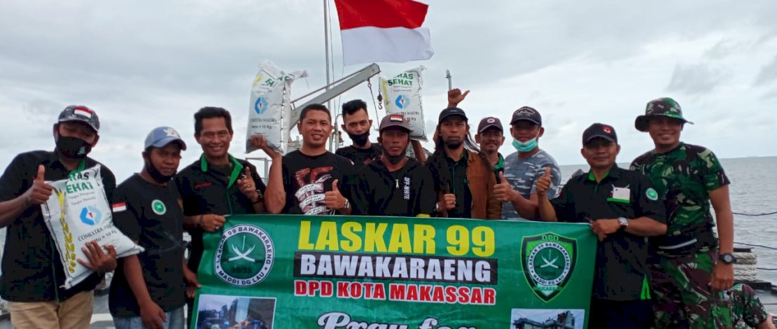 BANTU KORBAN GEMPA SULBAR. Dewan Pimpinan Pusat (DPP) Ormas Laskar 99 Bawakaraeng mengirim tim relawan 02 Macan Kebo untuk membantu TNI AL menangani logistik bantuan bencana alam di Sulbar