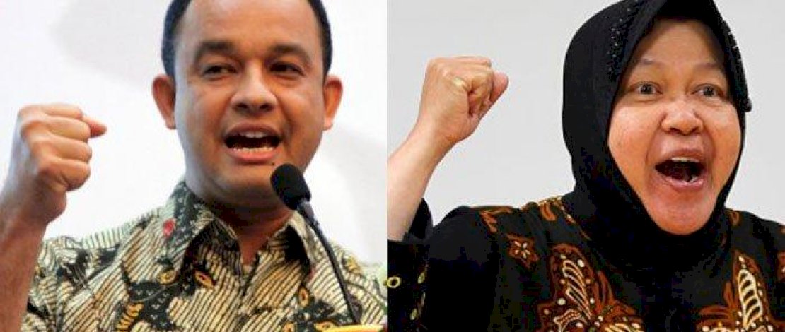 Anies Baswedan dan Tri Rismaharini. IST Anies Baswedan dan Tri Rismaharini. IST